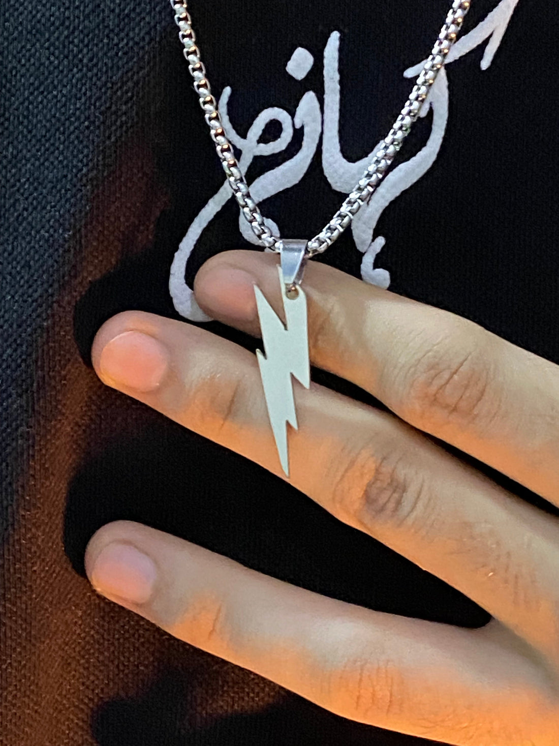 Lightning bolt pendant finest